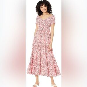 Steve Madden Red Floral Maxi Dress